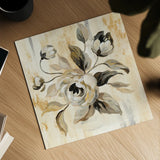 English Rose II by Silvia Vassileva. Shown as a detailed flat fine art print, highlighting archival giclee quality. Available as an archival giclee rolled canvas, fine art paper, or poster print. SKU 30444a.