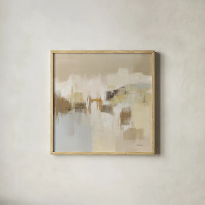 Ethereal Vista by Silvia Vassileva. Shown in a natural wood glass frame for a timeless modern aesthetic. Available as an archival giclee rolled canvas, fine art paper, or poster print. SKU 96734a.