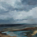 Evening Beach by Silvia Vassileva. SKU 102547a. Archival Giclee Fine art print for wall decor.
