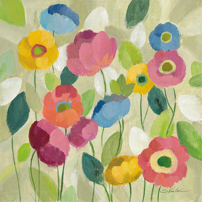 Fairy Tale Flowers I by Silvia Vassileva. SKU 18797a. Archival Giclee Fine art print for wall decor.