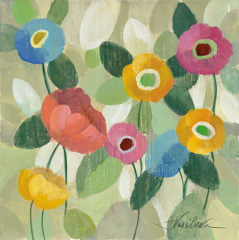 Fairy Tale Flowers II by Silvia Vassileva. SKU 18798a. Archival Giclee Fine art print for wall decor.