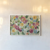 Fairy Tale Flowers V by Silvia Vassileva. shown as a paper print in a white frame. Available as a archival giclee rolled canvas, fine art paper, or poster print. SKU 18801i.