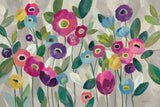 Fairy Tale Flowers V Pink by Silvia Vassileva. SKU 29183i. Archival Giclee Fine art print for wall decor.