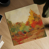 Fall Forest II by Silvia Vassileva. Shown as a detailed flat fine art print, highlighting archival giclee quality. Available as an archival giclee rolled canvas, fine art paper, or poster print. SKU 11248a.