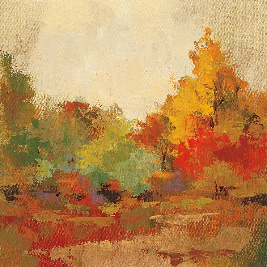 Fall Forest II by Silvia Vassileva. SKU 15821a. Archival Giclee Fine art print for wall decor.