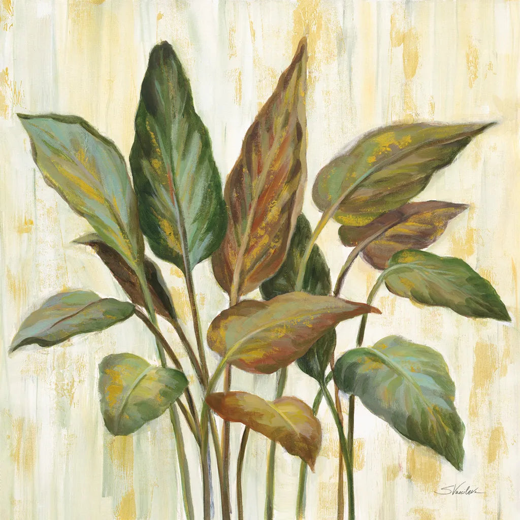 Fall Greenhouse Leaves by Silvia Vassileva. SKU 68337a. Archival Giclee Fine art print for wall decor.