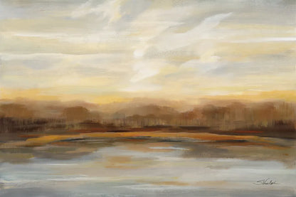 Fall Lake Sunset by Silvia Vassileva. SKU 68338i. Archival Giclee Fine art print for wall decor.