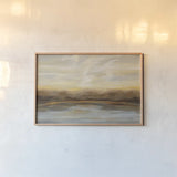 Fall Lake Sunset by Silvia Vassileva. shown as a paper print in a natural frame. Available as a archival giclee rolled canvas, fine art paper, or poster print. SKU 68338i.