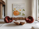 Fall Splendor II by Silvia Vassileva. Shown as extra-large giant wall art in a modern living room. Available as an archival giclee rolled canvas, fine art paper, or poster print. SKU 56604a.