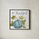 Fall Splendor IV Navy by Silvia Vassileva. Shown in a sleek black glass frame for a contemporary gallery look. Available as an archival giclee rolled canvas, fine art paper, or poster print. SKU 74790a.