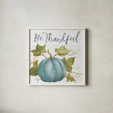 Fall Splendor IV Navy by Silvia Vassileva. Shown in a crisp white glass frame for a clean and minimalist style. Available as an archival giclee rolled canvas, fine art paper, or poster print. SKU 74790a.
