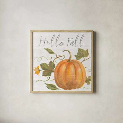 Fall Splendor V by Silvia Vassileva. Shown in a natural wood glass frame for a timeless modern aesthetic. Available as an archival giclee rolled canvas, fine art paper, or poster print. SKU 56607a.