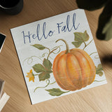 Fall Splendor V Navy by Silvia Vassileva. Shown as a detailed flat fine art print, highlighting archival giclee quality. Available as an archival giclee rolled canvas, fine art paper, or poster print. SKU 74791a.