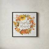 Fall Splendor VI by Silvia Vassileva. Shown in a sleek black glass frame for a contemporary gallery look. Available as an archival giclee rolled canvas, fine art paper, or poster print. SKU 56608a.
