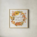 Fall Splendor VI by Silvia Vassileva. Shown in a natural wood glass frame for a timeless modern aesthetic. Available as an archival giclee rolled canvas, fine art paper, or poster print. SKU 56608a.