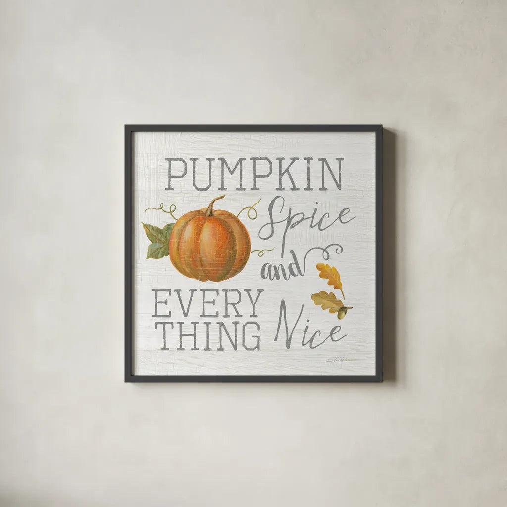 Fall Splendor VIII by Silvia Vassileva. Shown in a sleek black glass frame for a contemporary gallery look. Available as an archival giclee rolled canvas, fine art paper, or poster print. SKU 56610a.