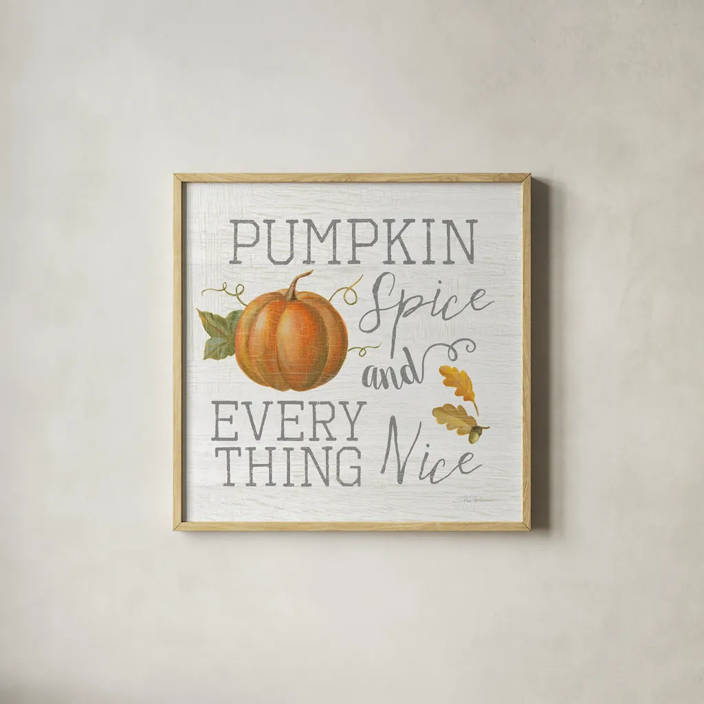 Fall Splendor VIII by Silvia Vassileva. Shown in a natural wood glass frame for a timeless modern aesthetic. Available as an archival giclee rolled canvas, fine art paper, or poster print. SKU 56610a.