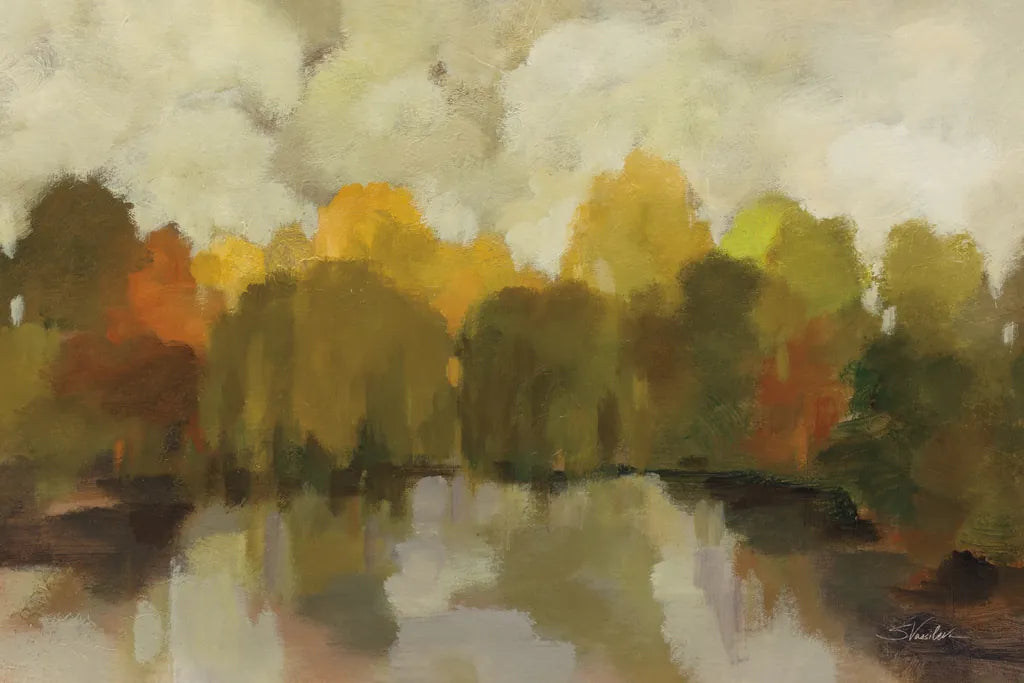 Fall Willows by Silvia Vassileva. SKU 94822i. Archival Giclee Fine art print for wall decor.