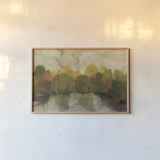 Fall Willows by Silvia Vassileva. shown as a paper print in a natural frame. Available as a archival giclee rolled canvas, fine art paper, or poster print. SKU 94822i.
