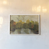 Fall Willows by Silvia Vassileva. shown as a paper print in a white frame. Available as a archival giclee rolled canvas, fine art paper, or poster print. SKU 94822i.