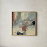 Farm Field Gray by Silvia Vassileva. Shown in a natural wood glass frame for a timeless modern aesthetic. Available as an archival giclee rolled canvas, fine art paper, or poster print. SKU 77379a.