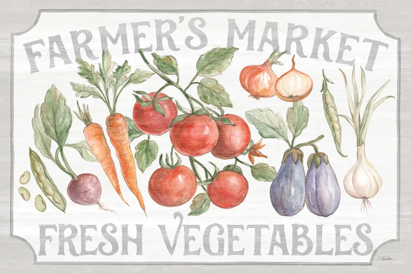 Farm Fresh I by Silvia Vassileva. SKU 102842i. Archival Giclee Fine art print for wall decor.