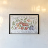 Farm Fresh I by Silvia Vassileva. shown as a paper print in a black flame. Available as a archival giclee rolled canvas, fine art paper, or poster print. SKU 102842i.