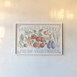 Farm Fresh I by Silvia Vassileva. shown as a paper print in a white frame. Available as a archival giclee rolled canvas, fine art paper, or poster print. SKU 102842i.