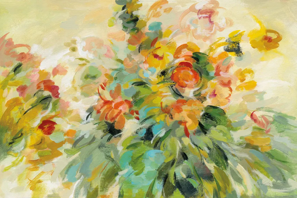 Festive Bouquet by Silvia Vassileva. SKU 56256i. Archival Giclee Fine art print for wall decor.
