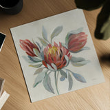 Field Bloom I by Silvia Vassileva. Shown as a detailed flat fine art print, highlighting archival giclee quality. Available as an archival giclee rolled canvas, fine art paper, or poster print. SKU 63982a.