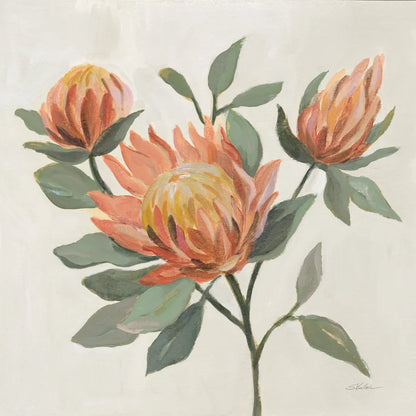 Field Bloom II Warm by Silvia Vassileva. SKU 80068a. Archival Giclee Fine art print for wall decor.