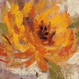 Fiery Dahlias I Golden Flower by Silvia Vassileva. SKU 10547a. Archival Giclee Fine art print for wall decor.