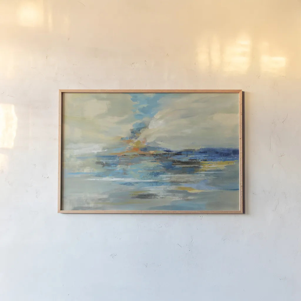 First Day of Summer by Silvia Vassileva. shown as a paper print in a natural frame. Available as a archival giclee rolled canvas, fine art paper, or poster print. SKU 61071i.