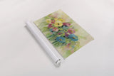 First Spring Flowers by Silvia Vassileva. shown as a rolled paper print. Available as archival giclee rolled canvas, fine art paper, or poster print. SKU 61072i.