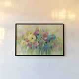 First Spring Flowers by Silvia Vassileva. shown as a paper print in a black flame. Available as a archival giclee rolled canvas, fine art paper, or poster print. SKU 61072i.
