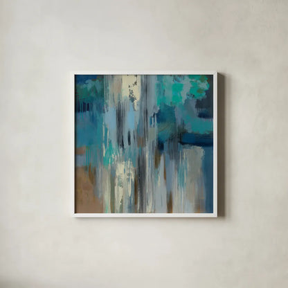 Fisherman Nets by Silvia Vassileva. Shown in a crisp white glass frame for a clean and minimalist style. Available as an archival giclee rolled canvas, fine art paper, or poster print. SKU 59948a.