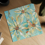 Fjord Floral I by Silvia Vassileva. Shown as a detailed flat fine art print, highlighting archival giclee quality. Available as an archival giclee rolled canvas, fine art paper, or poster print. SKU 25210a.