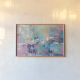 Fjord Reflections Crop Bright by Silvia Vassileva. shown as a paper print in a natural frame. Available as a archival giclee rolled canvas, fine art paper, or poster print. SKU 33628i.