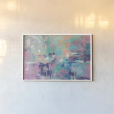 Fjord Reflections Crop Bright by Silvia Vassileva. shown as a paper print in a white frame. Available as a archival giclee rolled canvas, fine art paper, or poster print. SKU 33628i.