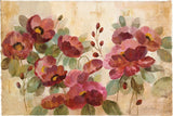 Fleurs Rouge by Silvia Vassileva. SKU 15877i. Archival Giclee Fine art print for wall decor.