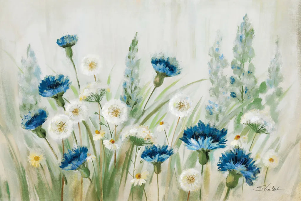 Fleurs des Champs by Silvia Vassileva. SKU 78206i. Archival Giclee Fine art print for wall decor.