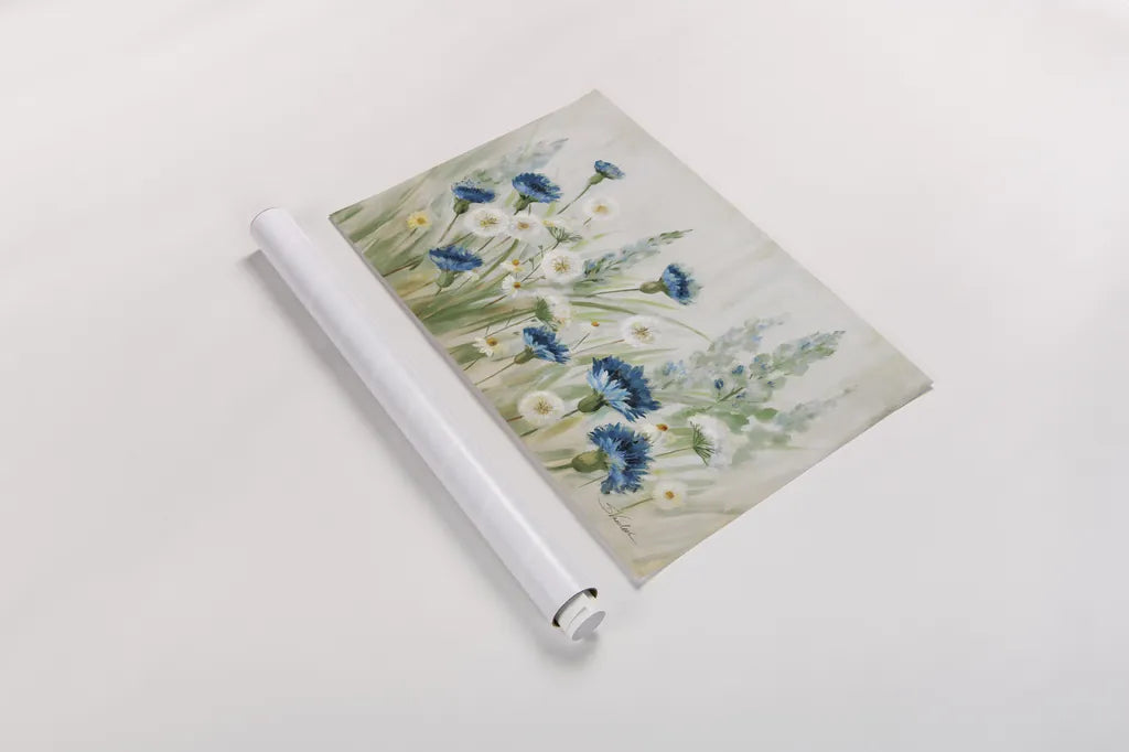 Fleurs des Champs by Silvia Vassileva. shown as a rolled paper print. Available as archival giclee rolled canvas, fine art paper, or poster print. SKU 78206i.