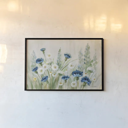 Fleurs des Champs by Silvia Vassileva. shown as a paper print in a black flame. Available as a archival giclee rolled canvas, fine art paper, or poster print. SKU 78206i.