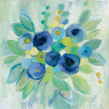 Floral Array by Silvia Vassileva. SKU 46908a. Archival Giclee Fine art print for wall decor.