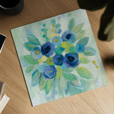 Floral Array by Silvia Vassileva. Shown as a detailed flat fine art print, highlighting archival giclee quality. Available as an archival giclee rolled canvas, fine art paper, or poster print. SKU 46908a.