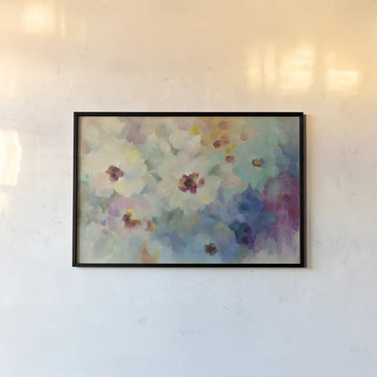 Floral Extravaganza by Silvia Vassileva. shown as a paper print in a black flame. Available as a archival giclee rolled canvas, fine art paper, or poster print. SKU 53711i.