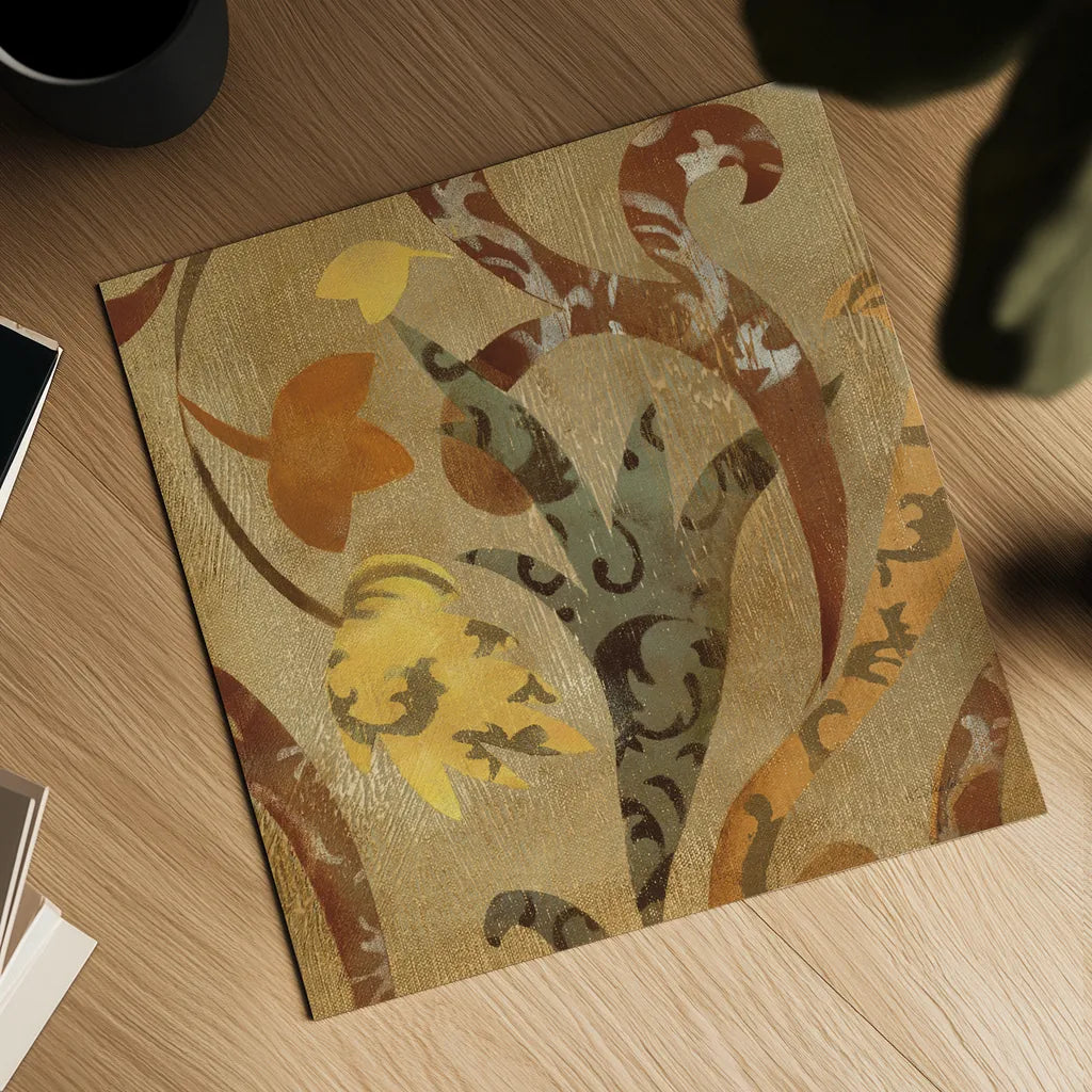 Floral Fragment IV by Silvia Vassileva. Shown as a detailed flat fine art print, highlighting archival giclee quality. Available as an archival giclee rolled canvas, fine art paper, or poster print. SKU 3800a.