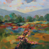 Floral Path by Silvia Vassileva. SKU 94418a. Archival Giclee Fine art print for wall decor.