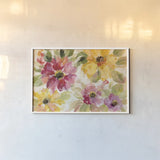 Floral Radiance Crop by Silvia Vassileva. shown as a paper print in a white frame. Available as a archival giclee rolled canvas, fine art paper, or poster print. SKU 44166i.