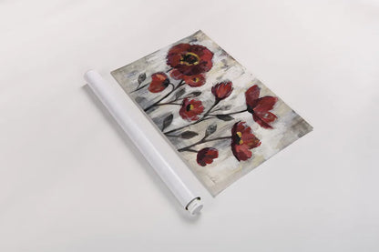 Floral Simplicity by Silvia Vassileva. shown as a rolled paper print. Available as archival giclee rolled canvas, fine art paper, or poster print. SKU 21908i.